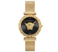 Versace, ,Accessories ,Donna ,Giallo ,ONE SIZE Palazzo Empire Greca Diamond Watch