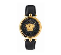 Versace, ,Accessories ,Donna ,Nero ,ONE SIZE Orologio da donna Palazzo Empire 39 mm Medusa sul quadrante Cinturino in pelle Veco01420