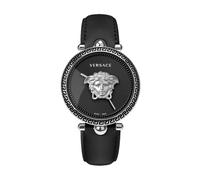 Versace, ,Accessories ,Donna ,Nero ,ONE SIZE Orologio in pelle Palazzo Empire