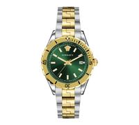 Versace, ,Accessories ,Uomo ,Giallo ,ONE SIZE Analogico Data Orologio Quarzo Verde Acciaio Inossidabile