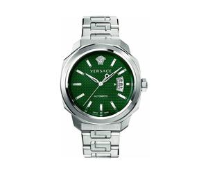 Versace, ,Accessories ,Uomo ,Grigio ,ONE SIZE Orologio Automatico Dylos Quadrante Verde