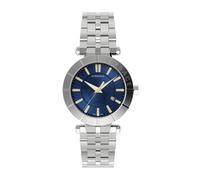Versace - V-Race Acciaio Inossidabile Quadrante Blu Orologio - -Accessories -Uomo -Grigio -ONE SIZE