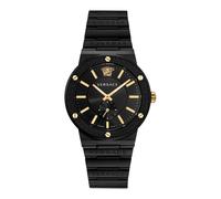 Versace, ,Accessories ,Uomo ,Nero ,ONE SIZE Orologio da Polso con Logo Greca