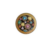 Versace, Medusa Amplified, Piatto 17cm, Porcellana