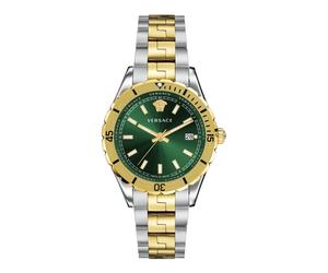 Versace - Analogico Data Orologio Quarzo Verde Acciaio Inossidabile - - Accessories - Uomo - Giallo - ONE SIZE
