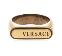 Versace - Anello Sigillo con Logo Inciso - - Accessories - unisex - Giallo - 65 MM