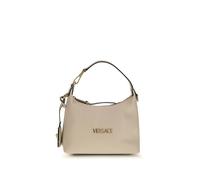 Versace Beige Calf Leather Bos Taurus Handbag