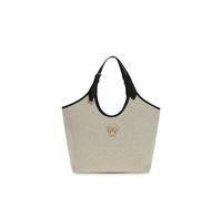 Versace Beige Cotton Shoulder Bag
