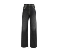 Versace Black Cotton Straight-Leg Jeans - 26