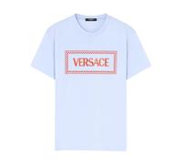 Versace - Blu Chiaro T-Camicie & Polos - - Tops - Uomo - Blu - M