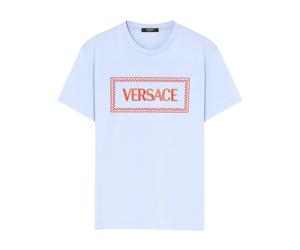 Versace - Blu Chiaro T-Camicie & Polos - - Tops - Uomo - Blu - M