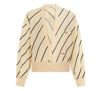 Versace - Cardigan a righe intarsia - - Knitwear - Donna - Giallo - S