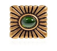 Versace - Circe Ring - - Accessories - unisex - Giallo - 46 MM
