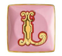Versace Rosenthal - Holiday Alphabet - L - Coppetta Quadra Piana cm 12 x 12