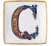 Versace Rosenthal - Holiday Alphabet - C - Coppetta Quadra Piana cm 12 x 12