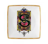 Versace Rosenthal - Holiday Alphabet - S - Coppetta Quadra Piana cm 12 x 12