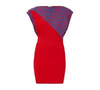 Versace - Cotton Knit Mini Dress - - Dresses - Donna - Rosso - XS