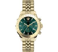 Versace - Cronografo Firma Orologio Uomo Quadrante Verde - - Accessories - Uomo - Giallo - ONE SIZE