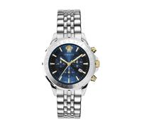 Versace - Cronografo Uomo Signature Orologio Blu - - Accessories - Uomo - Grigio - ONE SIZE