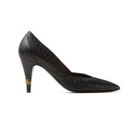 Versace - Décolleté a punta in pelle plissata Gianni - - Shoes - Donna - Nero - 40 EU