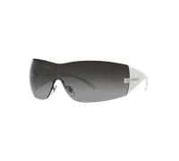 Versace Donna VE2054 10008G Occhiali da sole Iniettato Argento Grigio Squadrata Normale Sfumato