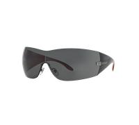 Versace Donna VE2054 100187 Occhiali da sole Iniettato Grigio Grigio Squadrata Normale