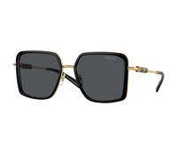 Versace Donna VE2261 100287 Occhiali da sole Metallo Nero Grigio Squadrata Normale