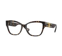 Versace Donna VE3347 108 Montature da vista Acetato Tartaruga Trasparente Pillow Normale