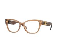 Versace Donna VE3347 5436 Montature da vista Acetato Marrone Trasparente Pillow Normale