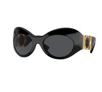 Versace Donna VE4462 GB1/87 Occhiali da sole Iniettato Nero Grigio Geometrica Normale