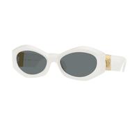 Versace Donna VE4466U 546280 Occhiali da sole Iniettato Bianco Blu Geometrica Normale