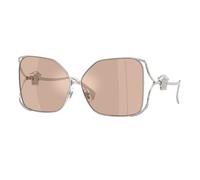 Versace Donna Versace VE2288 1001/5 Occhiali da sole Acciaio Argento Rosa Squadrata Normale