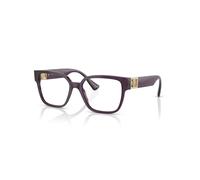 Versace Donna Versace VE3329B 5384 Montature da vista Acetato Viola Squadrata Normale
