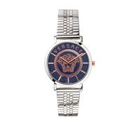 Versace - Essential Blu Argento Orologio - - Accessories - Donna - Grigio - ONE SIZE