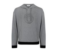 Versace - Felpa con cappuccio in cotone e jersey stampato - - Sweatshirts & Hoodies - Uomo - Grigio - L