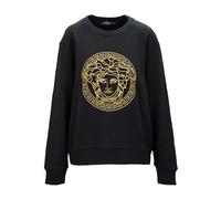 Versace - Maglione con ricamo Medusa collo a giro - - Sweatshirts & Hoodies - Uomo - Nero - 2XS