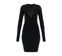 Versace - Fitted Knit Mini Dress - - Dresses - Donna - Nero - L