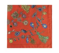 Versace - Foulard en Soie Imprimé Bijoux Brisés - - Accessories - unisex - Rosso - ONE SIZE