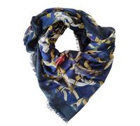 Versace Foulard Stola Pashmina Scialle Nero Donna