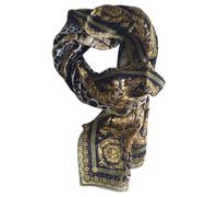 Versace Foulard Stola Pashmina Seta Nero