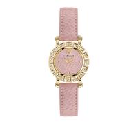 Versace - Greca Glam Orologio in Pelle Rosa Oro - - Accessories - Donna - Rosa - ONE SIZE