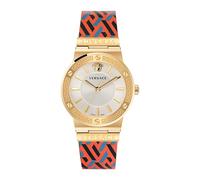 Versace Orologio Analogico Quarzo Svizzero Donna con Cinturino in Pelle VEVH01521