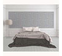Versace Greco Chiave Carta da Parati 10m X 70cm - Argento 935235