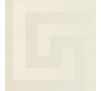 Lusso Greco Chiave Parati Versace Vinile Avorio 38609-4 Geo Maze Sottili Lucente