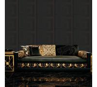 Versace Greco Chiave Carta da Parati 10m X 70cm - Nero 935234 Nuovo