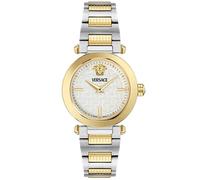 Versace Greek VE5B00325 Women’s Two-Tone Watch - Silver Dial, 35 mm