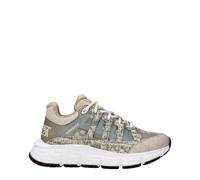 Versace Green Fabric Low Top Sneakers - EU41.5/US8.5