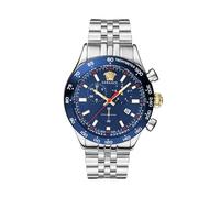 Versace Hellenyium VE2U01024 - Orologio da polso da uomo, cronografo in acciaio inox