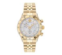 Versace Hellenyium VE2U01124 - Orologio da polso da uomo, cronografo in acciaio inox