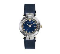 Versace Herren Armbanduhr AION 44 mm Armband Leder VE2F002 21